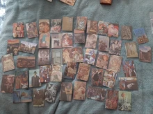 Pegatinas de arte Retro de Mona Lisa, pegatinas de palo de bala para colección de recortes de museo Van Gogh, etiquetas decorativas de papel japonés con collage