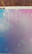 Kalimba-Escala de 17 teclas, pegatinas de percusión, accesorios para Kit de instrumentos musicales para principiantes