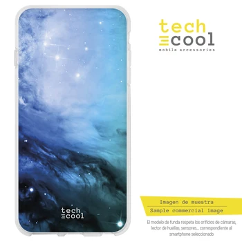 

FunnyTech®Stand case for HTC U12 Silicone Life L Galaxy Blue