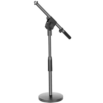 

Neewer Desktop Microphone Stand + Boom Arm 5/8-inch Threaded Mount for Dynamic Condenser Microphones Height Ranges 15-21 inches