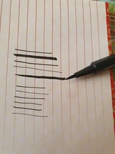 Set de bolígrafos de punta fina de tinta negra, juego de 10 bolígrafos de 0.05, 0.1, 0.2, 0.3 y 0.4 para caligrafía y dibujo