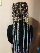 Hywamply 24 tamaño gigante sintético trenza extensión de pelo de Ombre Africana trenzado de archivo adjunto para giro caja trenzas nuevo Color