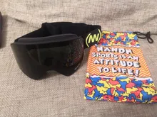 Snowboard Goggles Skiing Eyewear Double-Lens Adult UV400 Anti-Fog Men Women