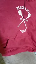 Sudadera con capucha de Teen Wolf para hombre y mujer, ropa deportiva unisex con estampado de Lacrosse y McCall 11, Stilinski 24 y Lahey 14, jersey de chándal de la serie de anime disponible en color rojo