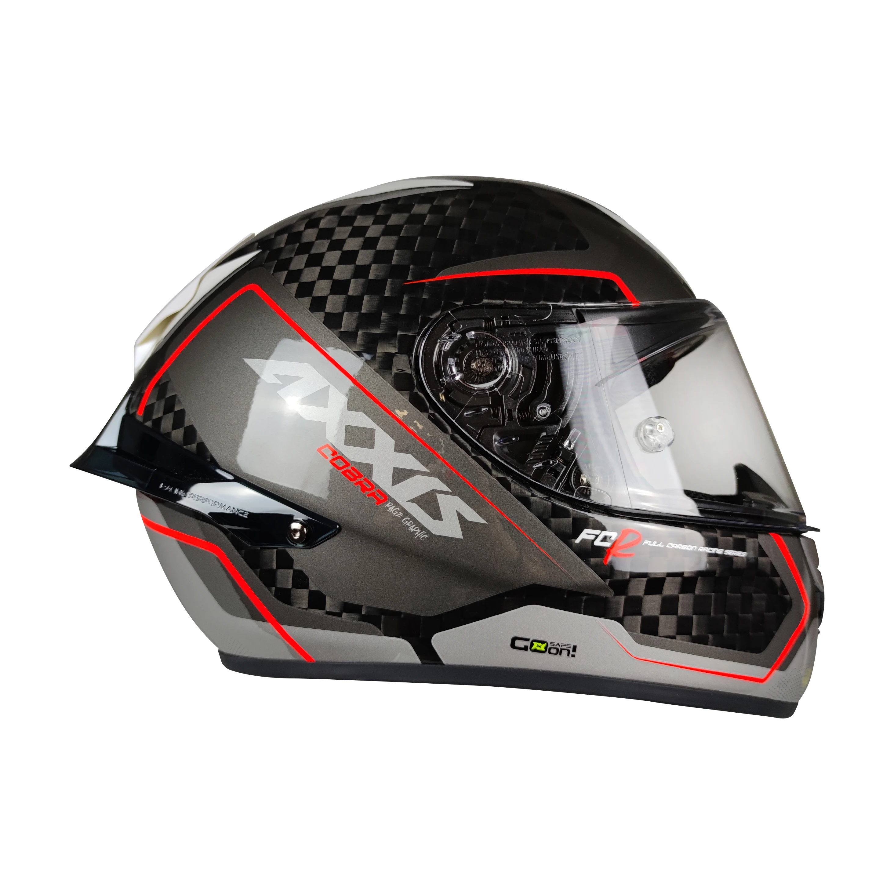 Axxis 425776203-integral capacete da motocicleta cobra raiva