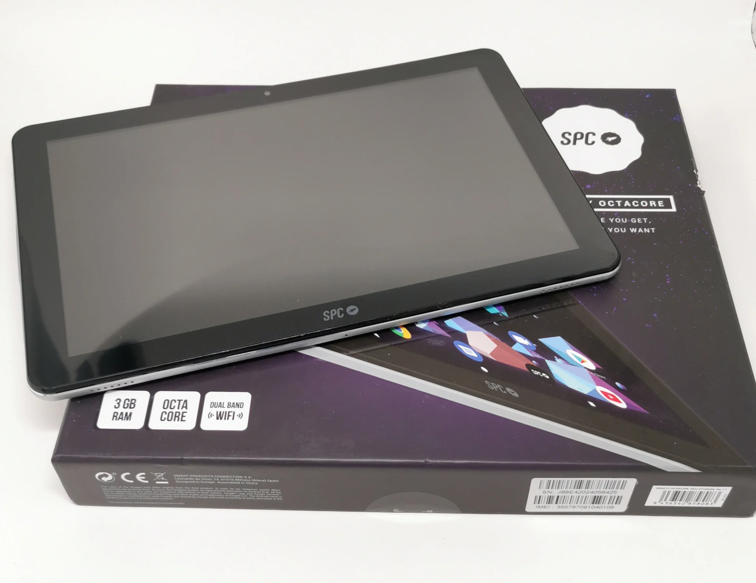 TABLET SPC la gravedad OCTACORE 3GB RAM 32GB FLASH USADO solistas ENVIAR península CON MRW
