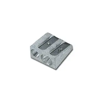 

Pack of 20 pieces-pencil sharpener 2 holes metal cuneiforme art. 020 LEBEZ10.27