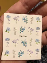 Nail-Sticker Sliders Decoration Water-Transfer-Decal Flower Tattoo-Manicure Wraps-Tools