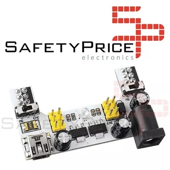 

Power supply Protoboard 830 / 400 points MB102 5V / 3.3V DC regulator