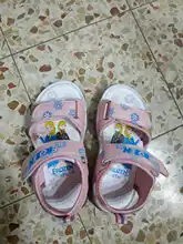 Sandalias de Zapatos de luz LED para niños, sandalias de dibujos animados de Frozen, Anna, Elsa, playa, antideslizantes, transpirables, planas