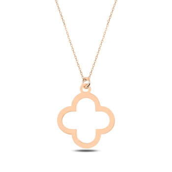 

KUTAYDAN Clover Simple Necklace 925 Sterling Silver
