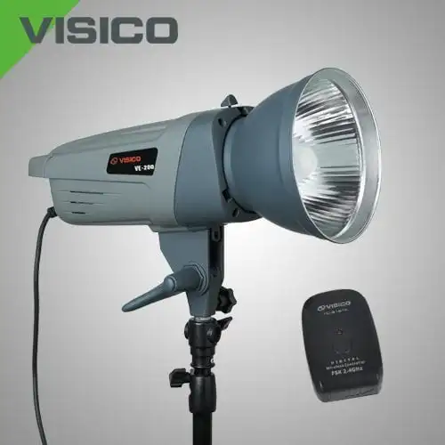 VISICO ビジコ ストロボ ライト VE-200 2008 2台セット