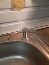 Liquid-Soap-Dispenser Bottle Sink Pump Stainless-Steel Complete Kitchen Counter Deck