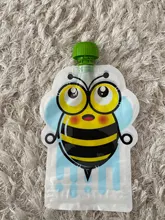 8 Uds 148ml de comida de bebé bolsa de almacenamiento portátil BPA-libre reutilizable sellado alimentos complementarios bolsa casera puré de pulpa bolsa de almacenamiento