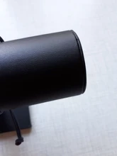 Soporte de exhibición de cuero de PU Vintage de alta calidad, pulsera de terciopelo, para reloj estante de barra en T, organizador de joyas, soporte de pie duro