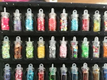Set de 48 botellas de resina epoxi brillante, purpurina en polvo, corazón, estrella, Micro cuentas para arte de uñas, pegatinas de lentejuelas para fabricación de joyas DIY