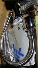 Kitchen Faucet Water-Tap Lever-Hole FRAP Flexible Cold Single Cozinha F43701-B Hot And