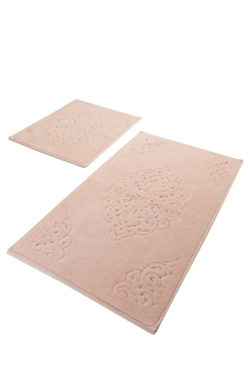 Коврики для ванной нескользящие Противоскользящие коврики противоскользящие османские хлопковые порошки 2'Li набор 60X100 см-50X60 см