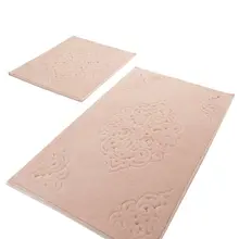 Коврики для ванной нескользящие Противоскользящие коврики противоскользящие османские хлопковые порошки 2'Li набор 60X100 см-50X60 см