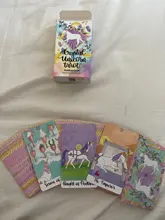 Cartas de Tarot de unicornio de cristal, guía, adivinación, Destino, Juego de mesa, 78 cartas/juegos