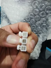 Conectores de Cable de bloqueo de empalme rápido CH2, terminales de Cable eléctrico de 2 pines, 20x17,5x13,5mm para una fácil Unión segura en cables, 30 Uds.