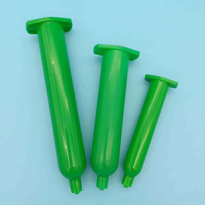 20pcs Industrial Syringe Anti-corrosion Dispensing Syringe green Small Capacity  JP type Syringe