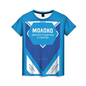 

Women's T-shirt 3D thickening