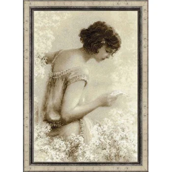 

1277 set for embroidery Riolis 'old photo. Letter ', 26*38 cm