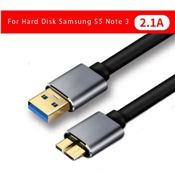 

USB 3.0 Cable Fast Speed USB Type A Micro B Data Sync Cable Code for External Hard Drive Disk HDD Samsung S5 Note 3