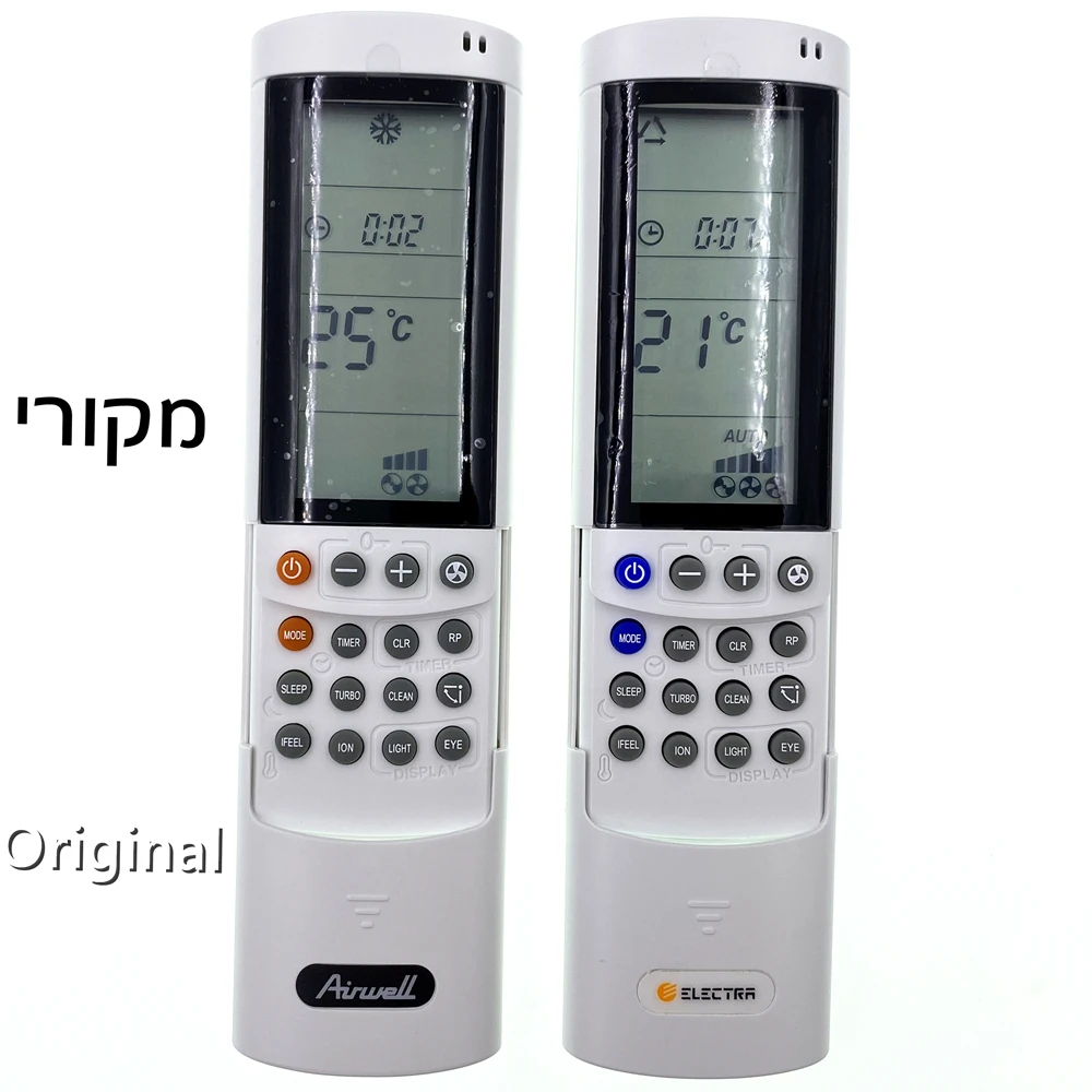 Original A C Remote Control Rc08b For Airwell Electra Johnson Elco Air Conditioner P N 202055091468 Remote Control Remote Control Controllercontroller Control Aliexpress