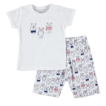 

ebebek For My Baby Boy Teddy Bear Printed Short SleevePyjamas