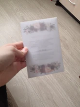 40 unids/lote Semi-transparente de papel de ácido sulfúrico sobres para DIY tarjeta postal tarjeta/tarjeta de invitación de la boda de embalaje de regalo