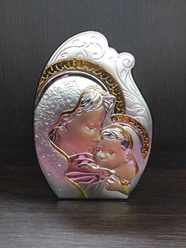 

ICON Virgin c/child Silver