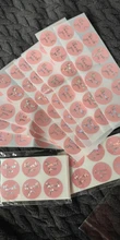 Pegatinas de agradecimiento láser para paquete de regalo, etiquetas de sellado rosa y negro, adhesivo redondo de papelería, 500 Uds.