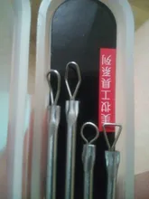 4 Uds corrector de acné removedor Extractor de la espinilla negro puntos limpiador agujas negro puntos poro limpiador herramienta de oro rosa plata