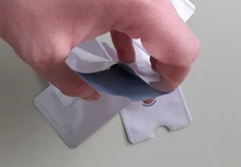 5 uds. De fundas de aluminio con bloqueo para lector de tarjetas bancarias, tarjetero para tarjetas bancarias, protección para tarjetas bancarias, soporte NFC de Metal para tarjetas de crédito