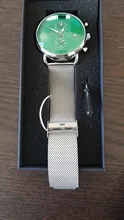 SWISH nueva moda verde para hombres relojes de marca superior de lujo impermeable deportes cronógrafo reloj de cuarzo hombres plata Relogio Masculino