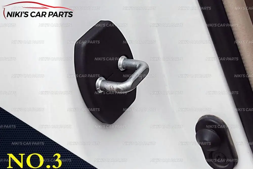 Защитные накладки для дверных петель Toyota Land Cruiser Prado FJ 150 2010 2018 ABS пластик 1