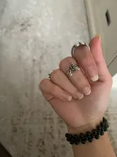 Foxanry-anillos de mariposa de Plata de Ley 925 para mujer, joyería fina Vintage Punk, accesorios para fiesta de cumpleaños, regalos