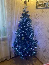 Led-String-Lights Green-Cable Tree Holiday-Decorration Christmas Outdoor Waterproof 100m