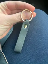 LLavero de cuero sintético para hombre y mujer, 8 colores, regalo de negocios, llavero para hombre y mujer, correa para llave de coche, billetera para la cintura, llaveros