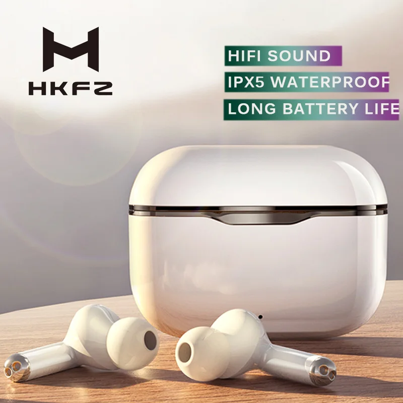HKFZ TWS Bluetooth наушники Беспроводная игровая гарнитура Hifi звуковые с микрофоном для