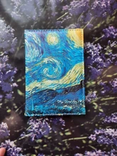 De moda de cielo estrellado cielo cubierta del pasaporte de cuero de la PU de los hombres y las mujeres tarjeta de crédito puerto de paso funda, soporte tarjeta cartera