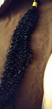 Pelo humano brasileño de 32, 34, 36 y 38 pulgadas, mechones de pelo rizado profundo, Hoho, 100%, pelo humano Natural, doble mechones, 1, 3, 4 mechones, cabello Remy grueso