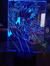 Led-Night-Light Table-Lamp Hinata-Figure Manga Gadget Bedroom-Decor Acrylic Anime Haikyuu