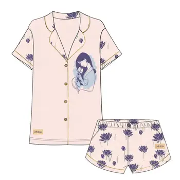 

SHORT PYJAMAS SINGLE JERSEY PRINCESS MULAN