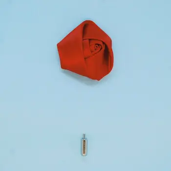 

Boutonniere on lapel flower 52866 (red, needle, cotton)