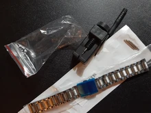 Correa de reloj de acero inoxidable, accesorios de 12mm, 14mm, 16mm, 18mm, 20mm, 22mm y 24mm de ancho, correa de cinco cuentas para buceo