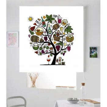 

Blind Iroa Digital Tree Cook 003! ROLLER BLINDS TRANSLUCENT! (100X170)
