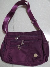 Bolso de hombro de nailon Oxford para mujer, bandolera de viaje de gran capacidad, resistente al agua